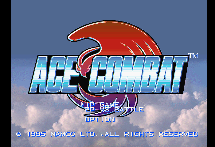 Ace Combat Title Screen